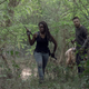 Michonne (Danai Gurira) and Aaron (Ross Marquand).
